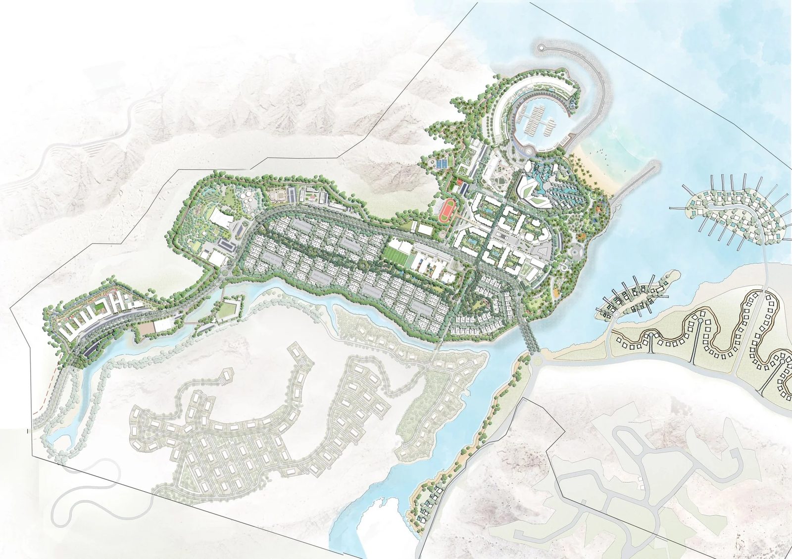 Master plan of The Sustainable City Yiti